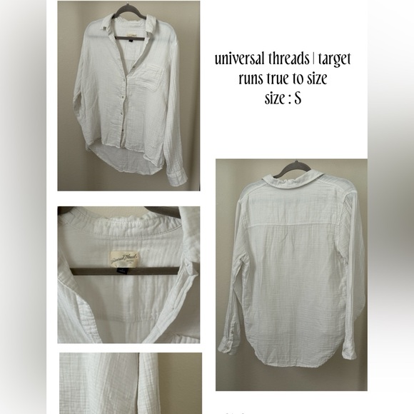 Universal Thread Cream Button-Down Shirt - Picture 9 of 9